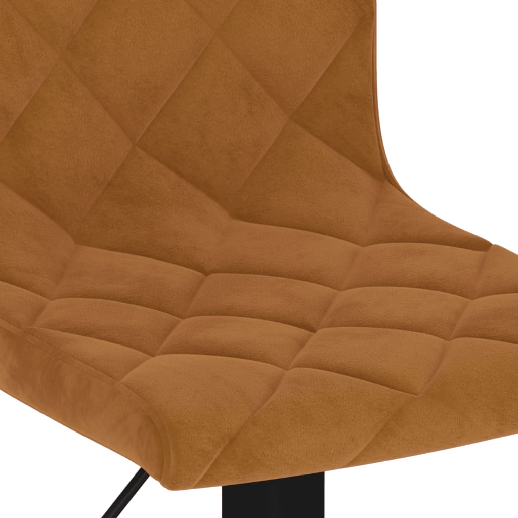 Barkrukken 2 st fluweel bruin is nu te koop bij PeponiXL, paradijselijk wonen!