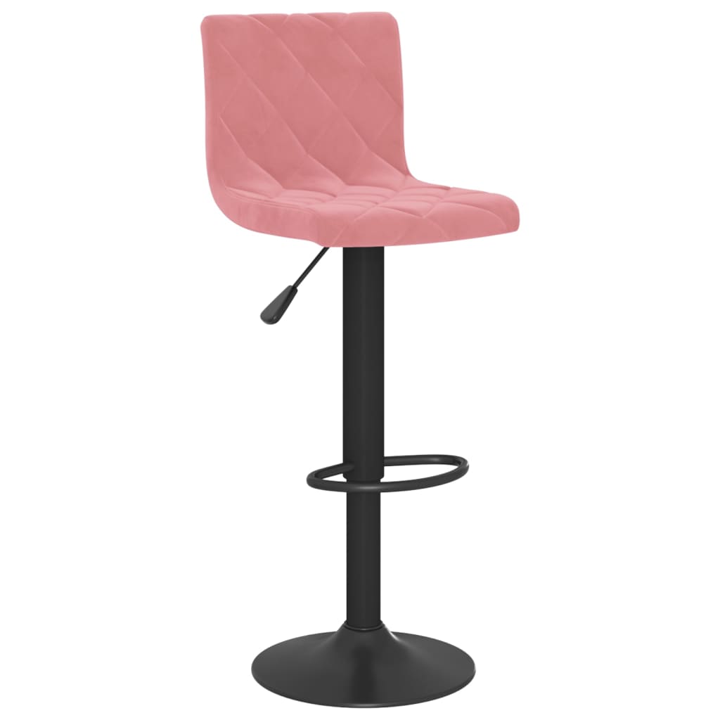 Barkrukken 2 st fluweel roze is nu te koop bij PeponiXL, paradijselijk wonen!