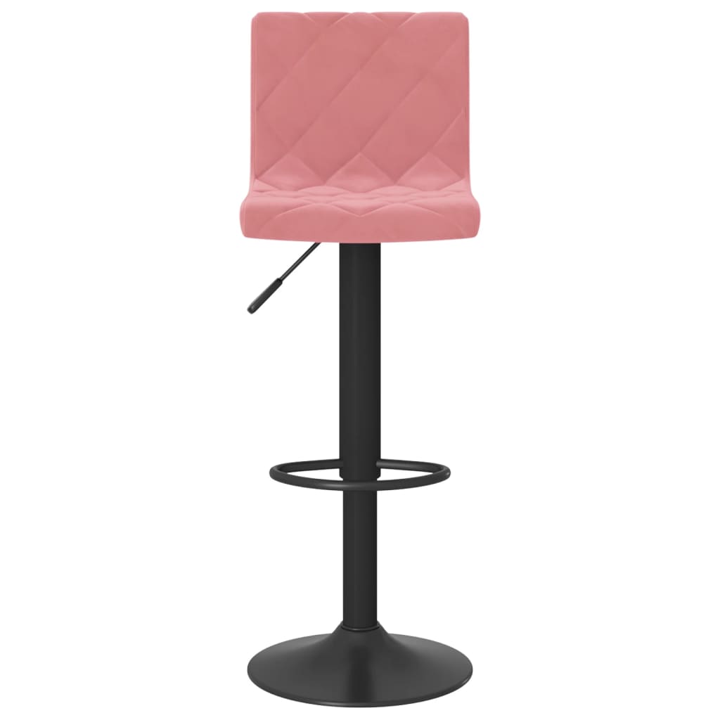 Barkrukken 2 st fluweel roze is nu te koop bij PeponiXL, paradijselijk wonen!