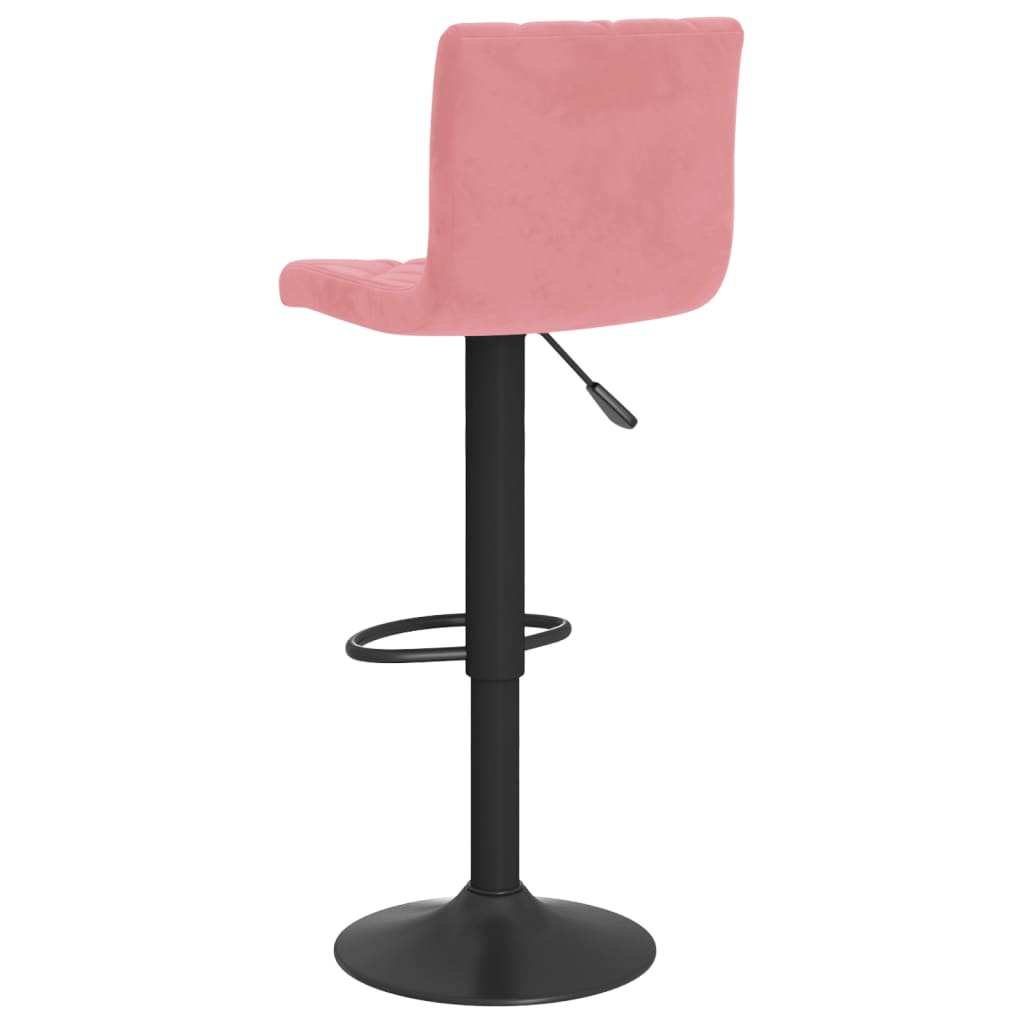 Barkrukken 2 st fluweel roze is nu te koop bij PeponiXL, paradijselijk wonen!