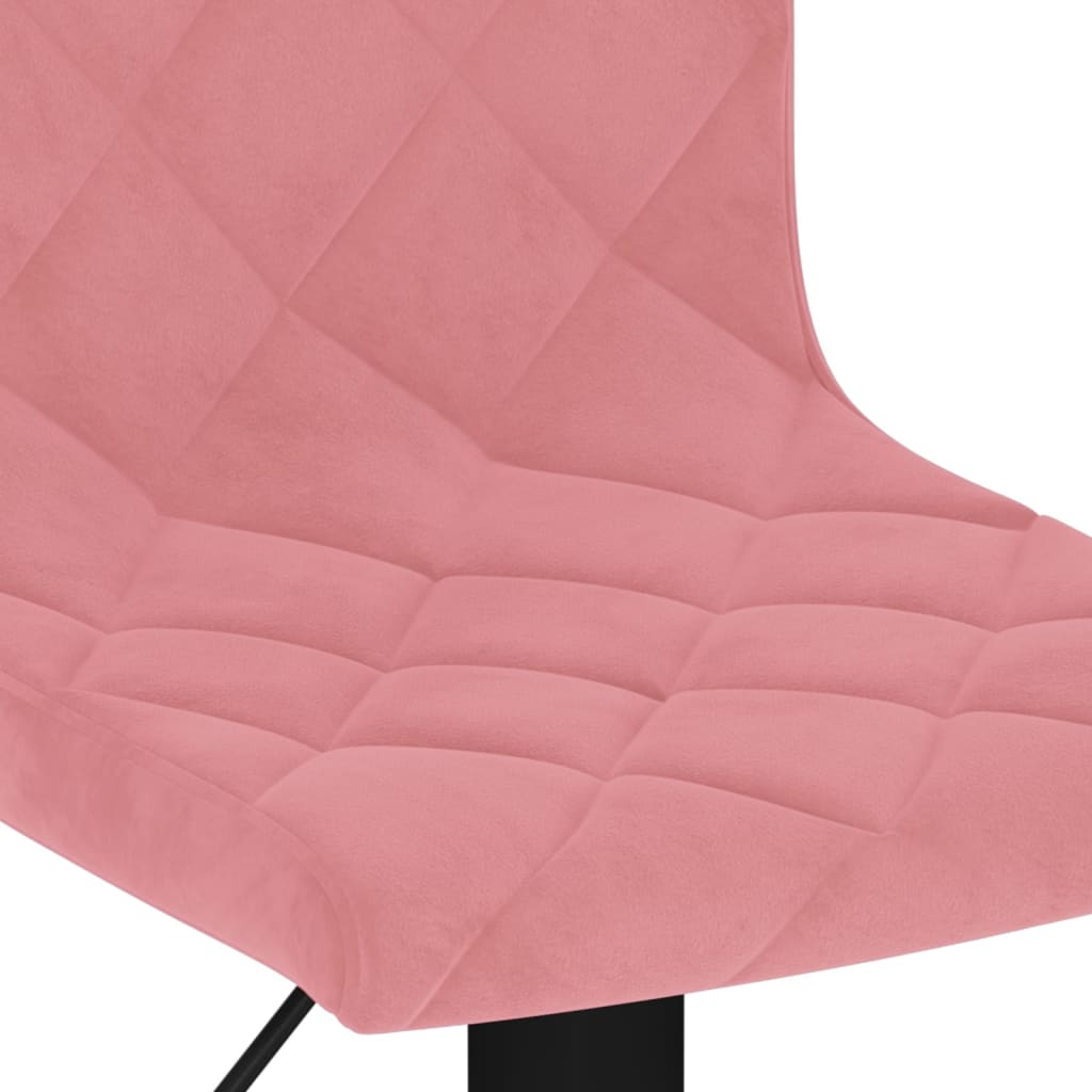 Barkrukken 2 st fluweel roze is nu te koop bij PeponiXL, paradijselijk wonen!