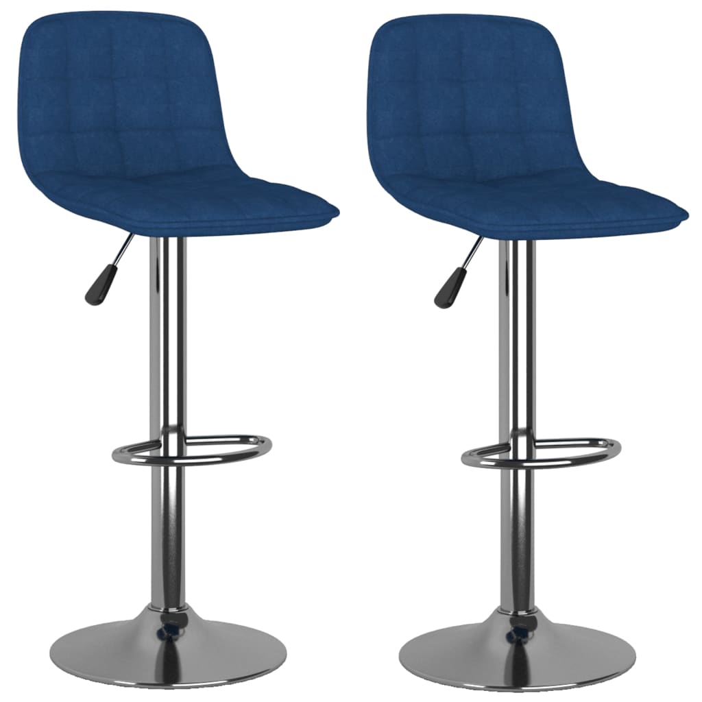 Barkrukken 2 st stof blauw is nu te koop bij PeponiXL, paradijselijk wonen!