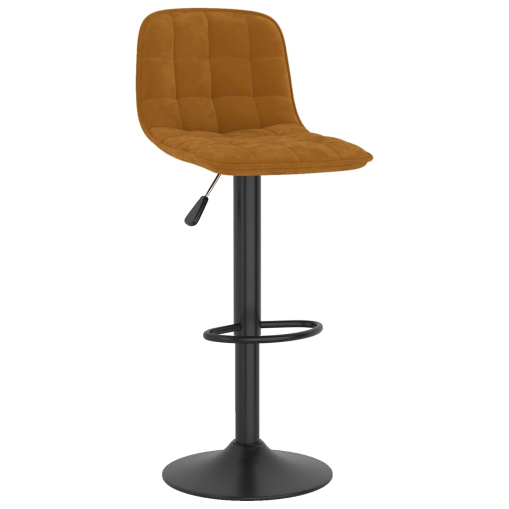 Barkrukken 2 st fluweel bruin is nu te koop bij PeponiXL, paradijselijk wonen!