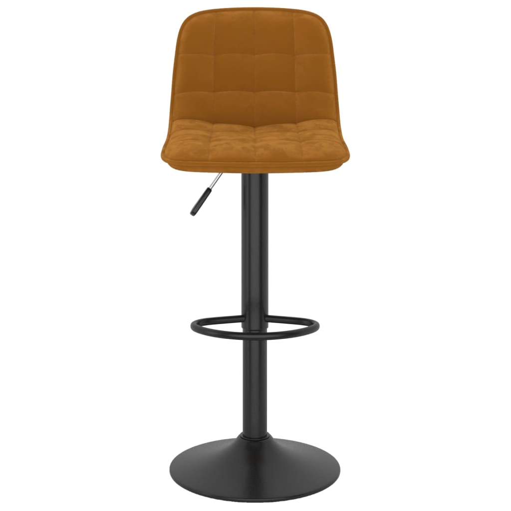 Barkrukken 2 st fluweel bruin is nu te koop bij PeponiXL, paradijselijk wonen!