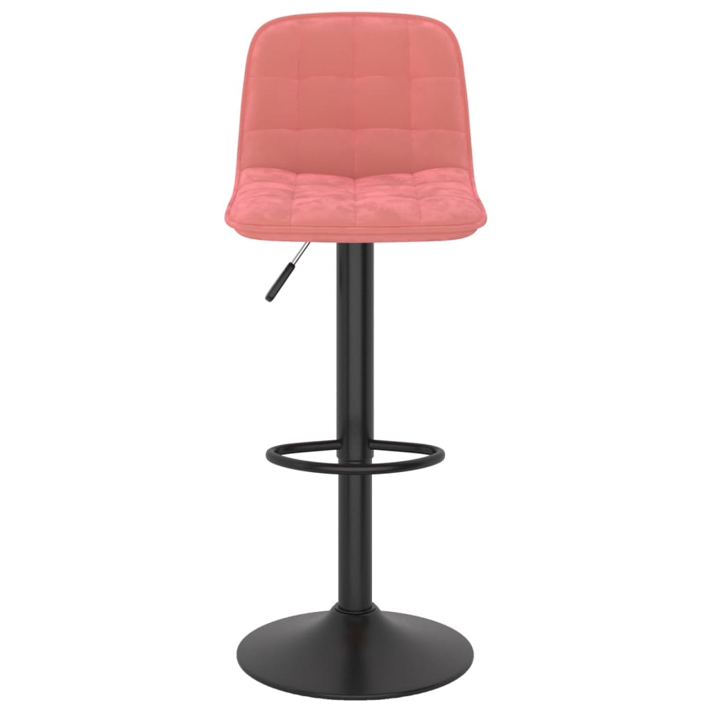 Barkrukken 2 st fluweel roze is nu te koop bij PeponiXL, paradijselijk wonen!