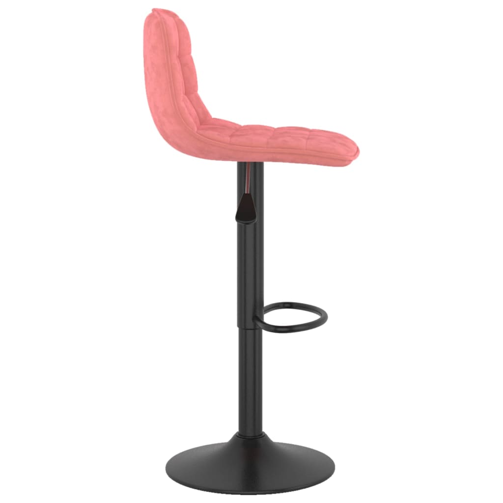 Barkrukken 2 st fluweel roze is nu te koop bij PeponiXL, paradijselijk wonen!