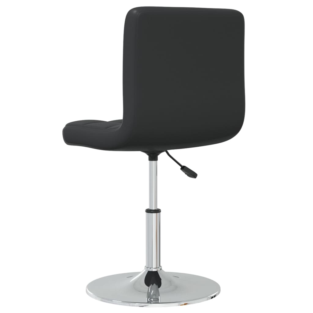 Eetkamerstoelen 2 st kunstleer zwart is nu te koop bij PeponiXL, paradijselijk wonen!