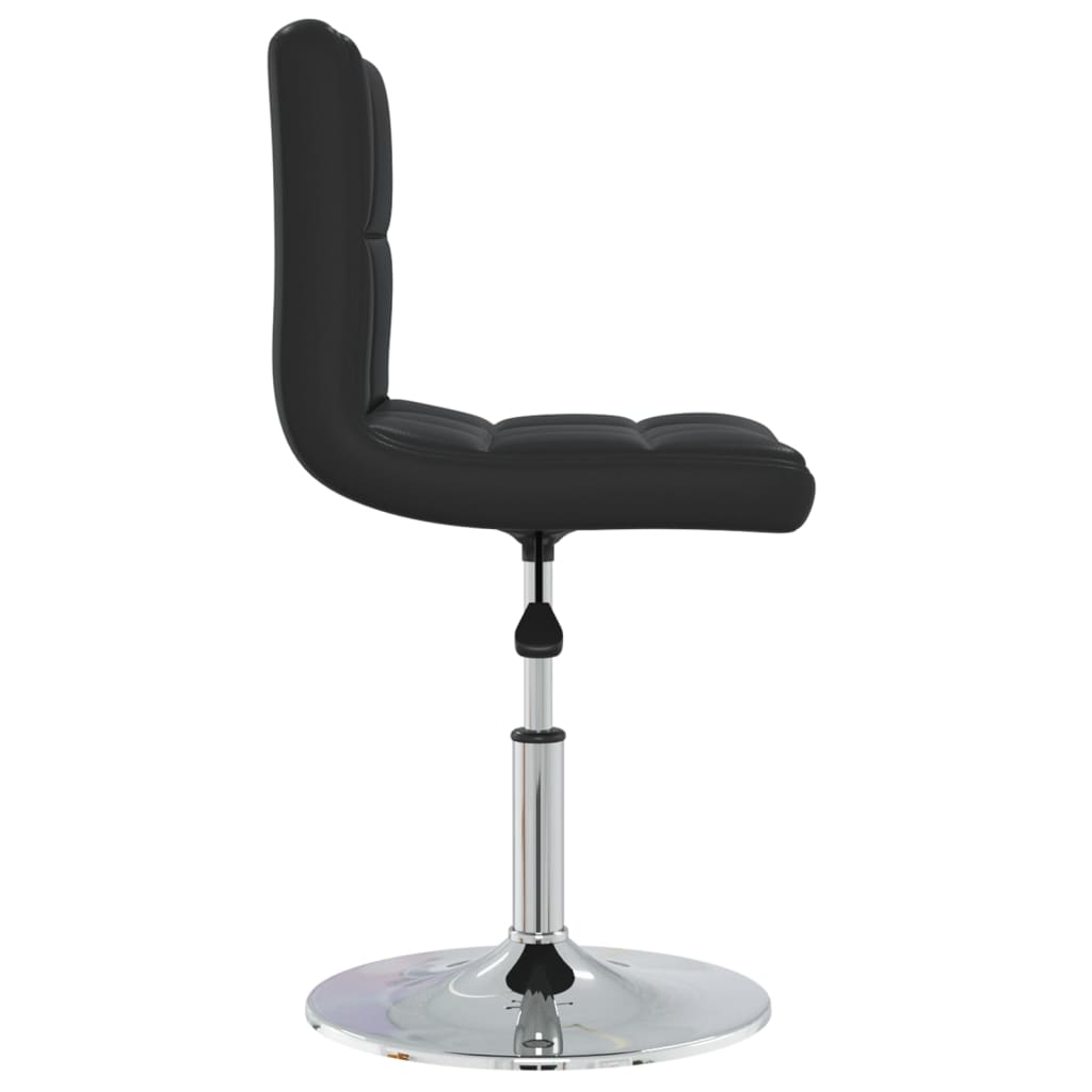 Eetkamerstoelen 4 st kunstleer zwart is nu te koop bij PeponiXL, paradijselijk wonen!