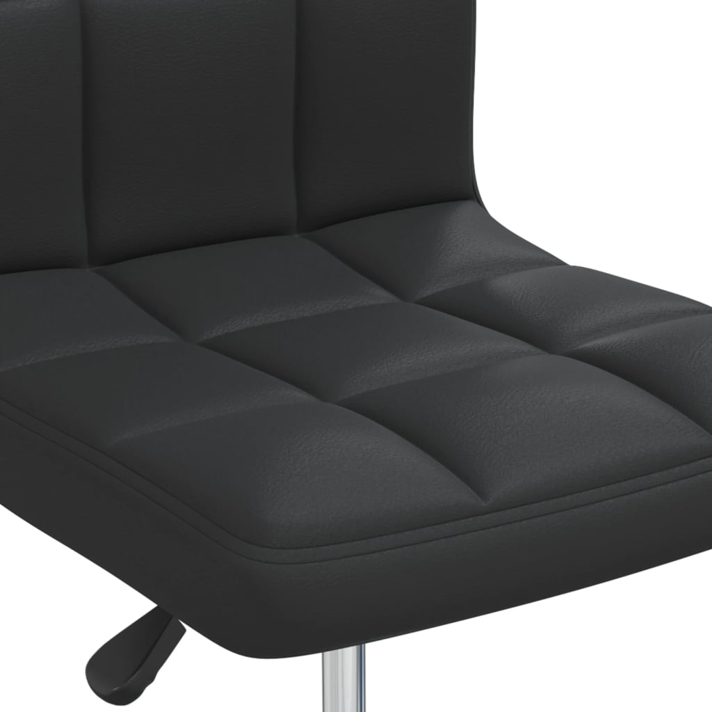 Eetkamerstoelen 4 st kunstleer zwart is nu te koop bij PeponiXL, paradijselijk wonen!
