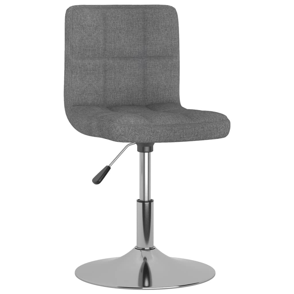 Eetkamerstoelen draaibaar 2 st stof lichtgrijs is nu te koop bij PeponiXL, paradijselijk wonen!