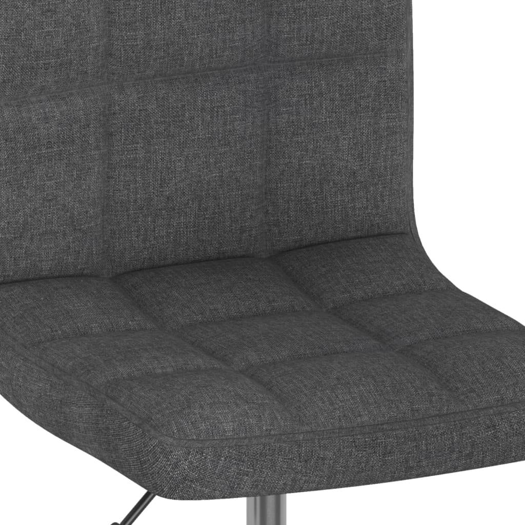 Eetkamerstoelen draaibaar 2 st stof donkergrijs is nu te koop bij PeponiXL, paradijselijk wonen!