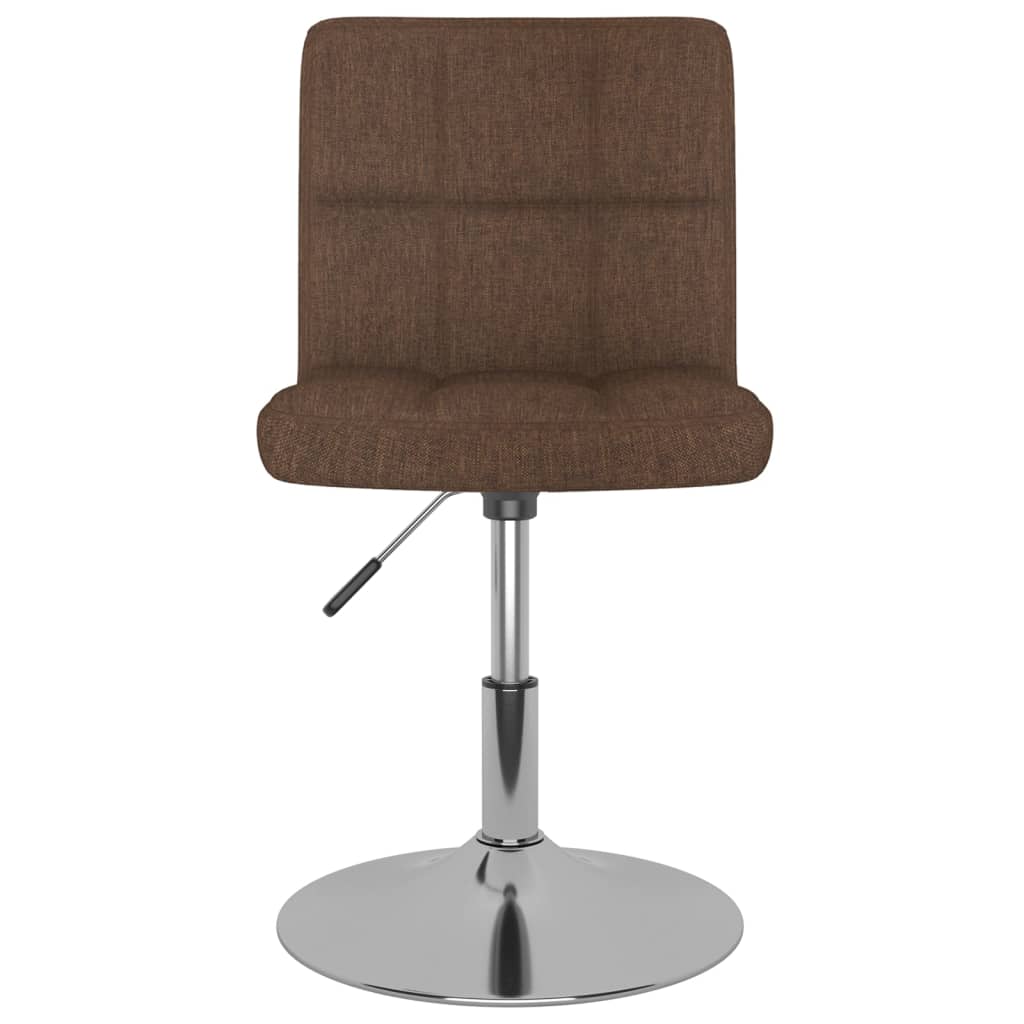 Eetkamerstoelen draaibaar 2 st stof bruin is nu te koop bij PeponiXL, paradijselijk wonen!