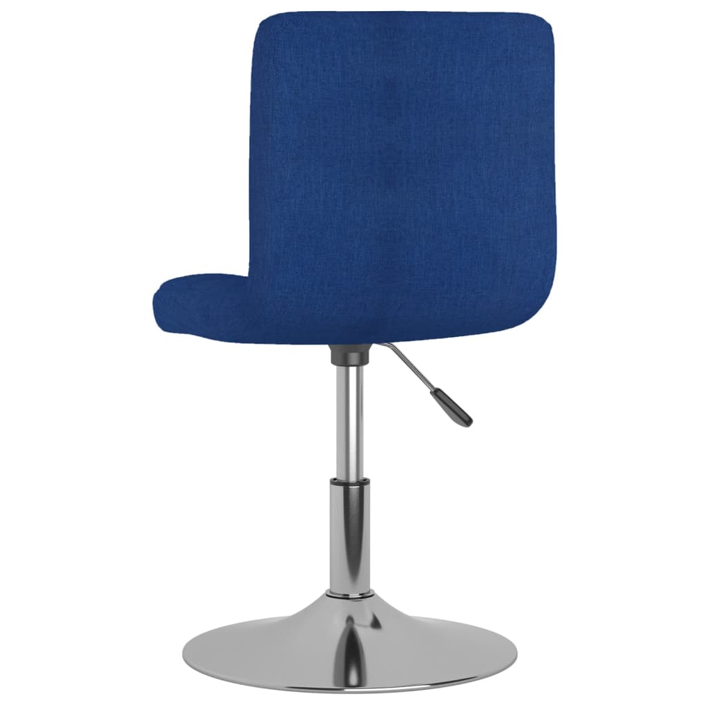 Eetkamerstoelen 2 st draaibaar stof blauw is nu te koop bij PeponiXL, paradijselijk wonen!