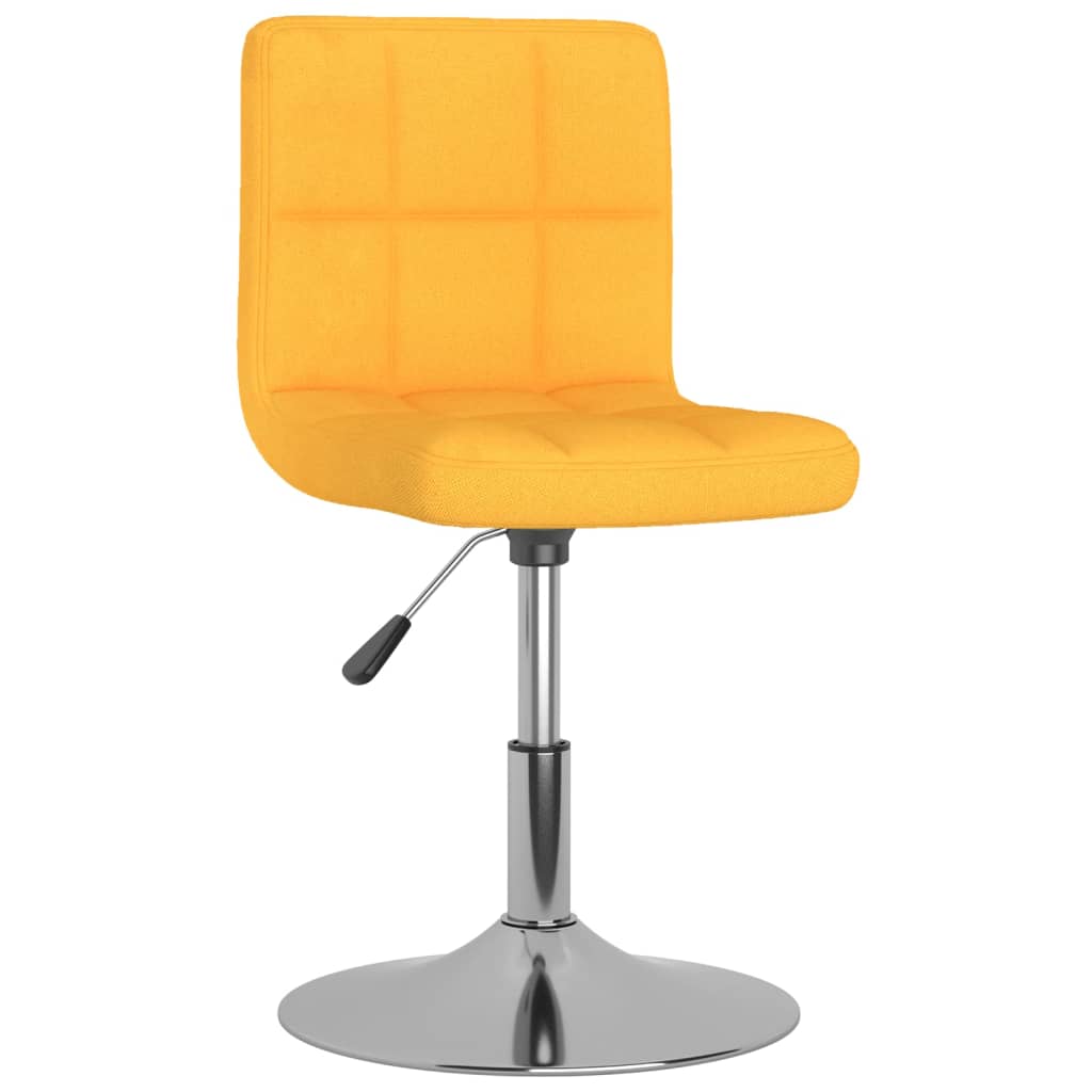 Eetkamerstoelen draaibaar 2 st stof geel is nu te koop bij PeponiXL, paradijselijk wonen!