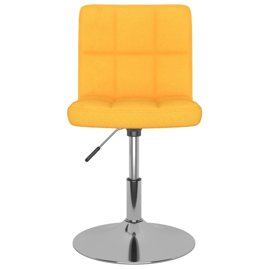 Eetkamerstoelen draaibaar 2 st stof geel is nu te koop bij PeponiXL, paradijselijk wonen!