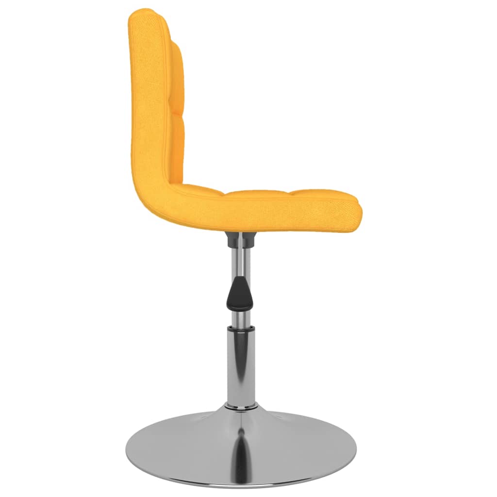 Eetkamerstoelen draaibaar 2 st stof geel is nu te koop bij PeponiXL, paradijselijk wonen!