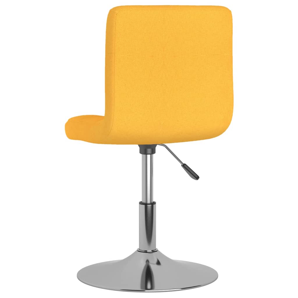 Eetkamerstoelen draaibaar 2 st stof geel is nu te koop bij PeponiXL, paradijselijk wonen!