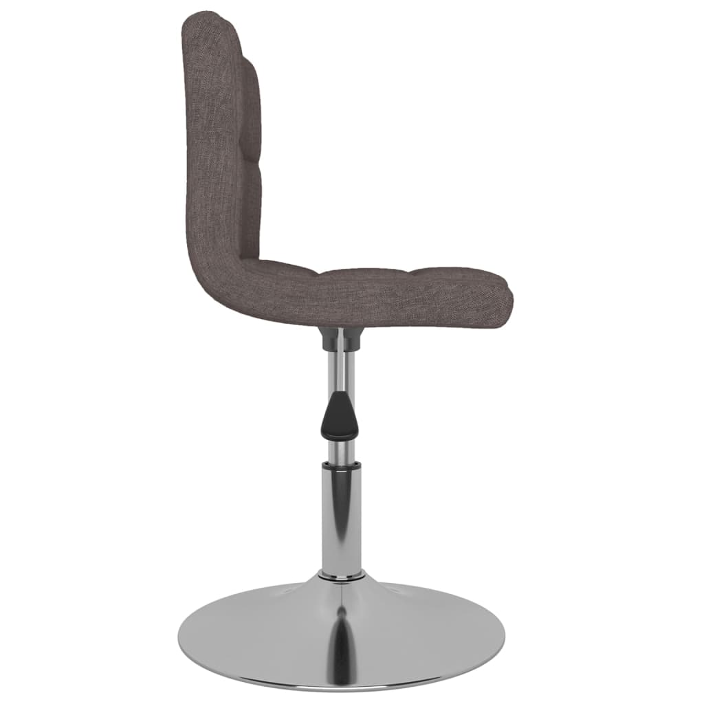 Eetkamerstoelen draaibaar 2 st stof taupe is nu te koop bij PeponiXL, paradijselijk wonen!