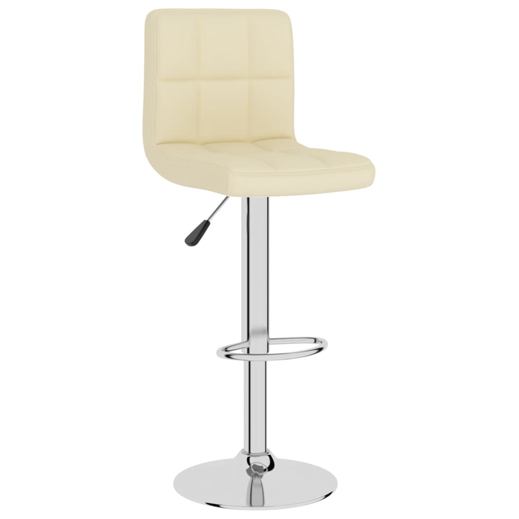 Barkrukken 2 st stof crèmekleurig is nu te koop bij PeponiXL, paradijselijk wonen!