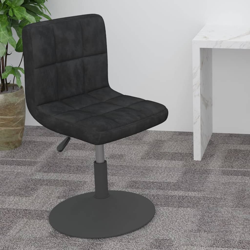 Barkruk draaibaar fluweel zwart is nu te koop bij PeponiXL, paradijselijk wonen!