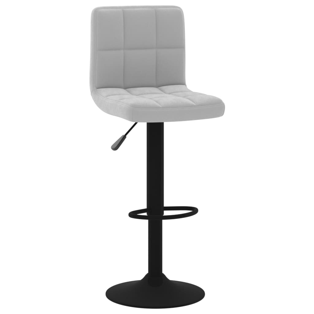Barkruk fluweel lichtgrijs is nu te koop bij PeponiXL, paradijselijk wonen!
