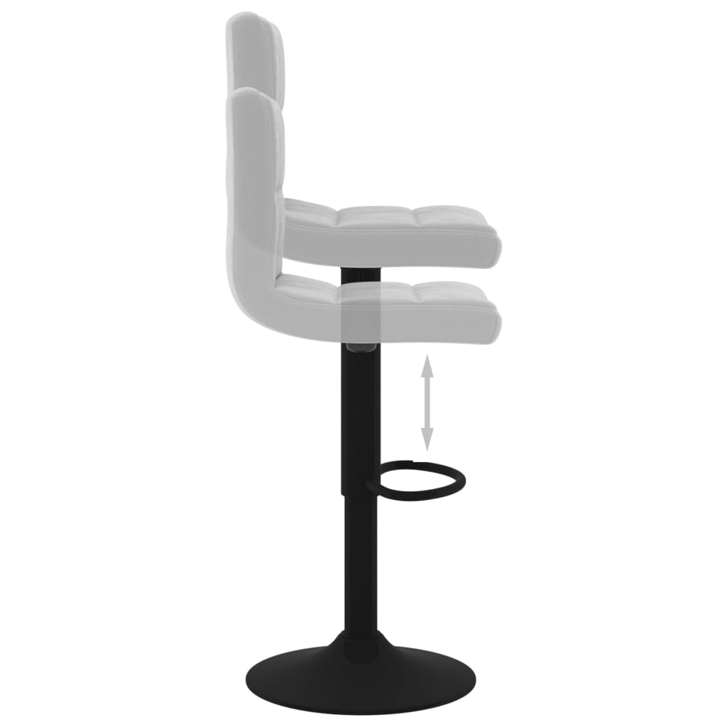 Barkruk fluweel lichtgrijs is nu te koop bij PeponiXL, paradijselijk wonen!