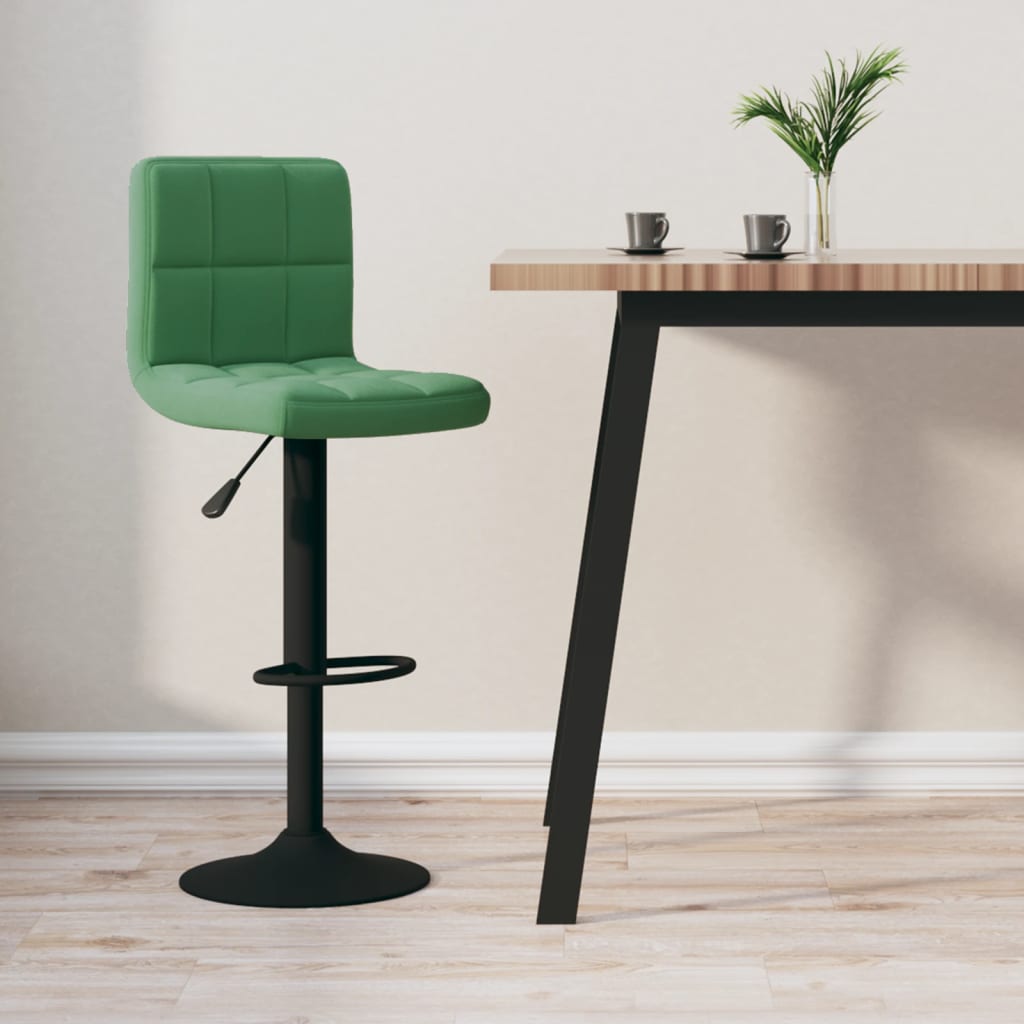 Barkruk fluweel donkergroen is nu te koop bij PeponiXL, paradijselijk wonen!