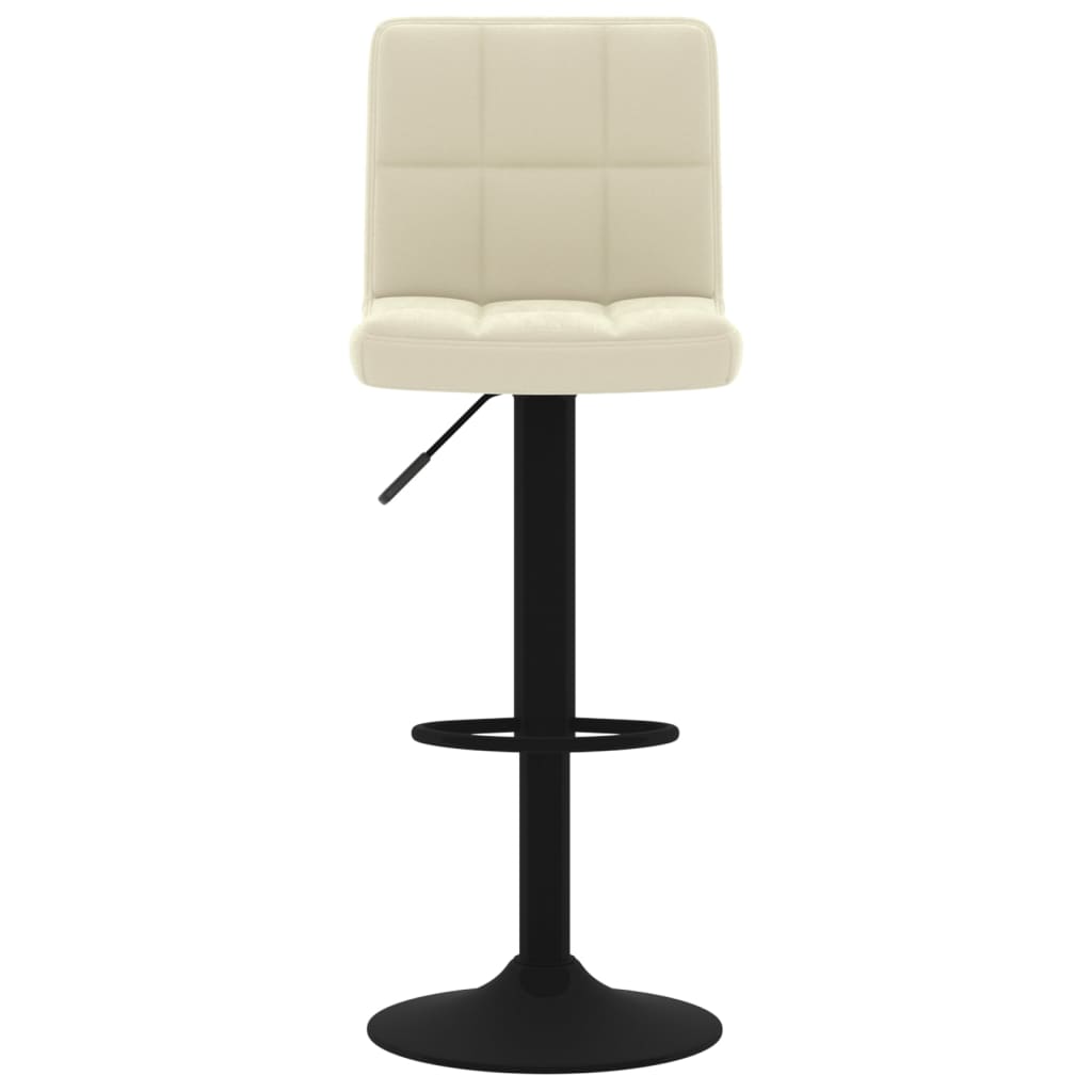 Barkrukken 2 st fluweel crèmekleurig is nu te koop bij PeponiXL, paradijselijk wonen!