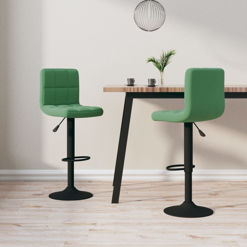 Barkrukken 2 st fluweel donkergroen is nu te koop bij PeponiXL, paradijselijk wonen!