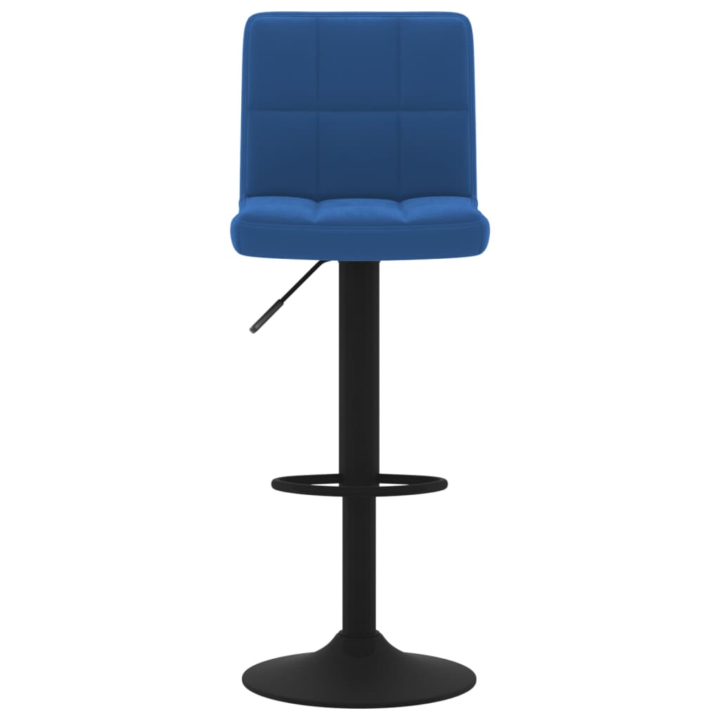 Barkrukken 2 st fluweel blauw is nu te koop bij PeponiXL, paradijselijk wonen!