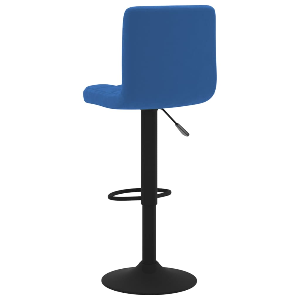 Barkrukken 2 st fluweel blauw is nu te koop bij PeponiXL, paradijselijk wonen!