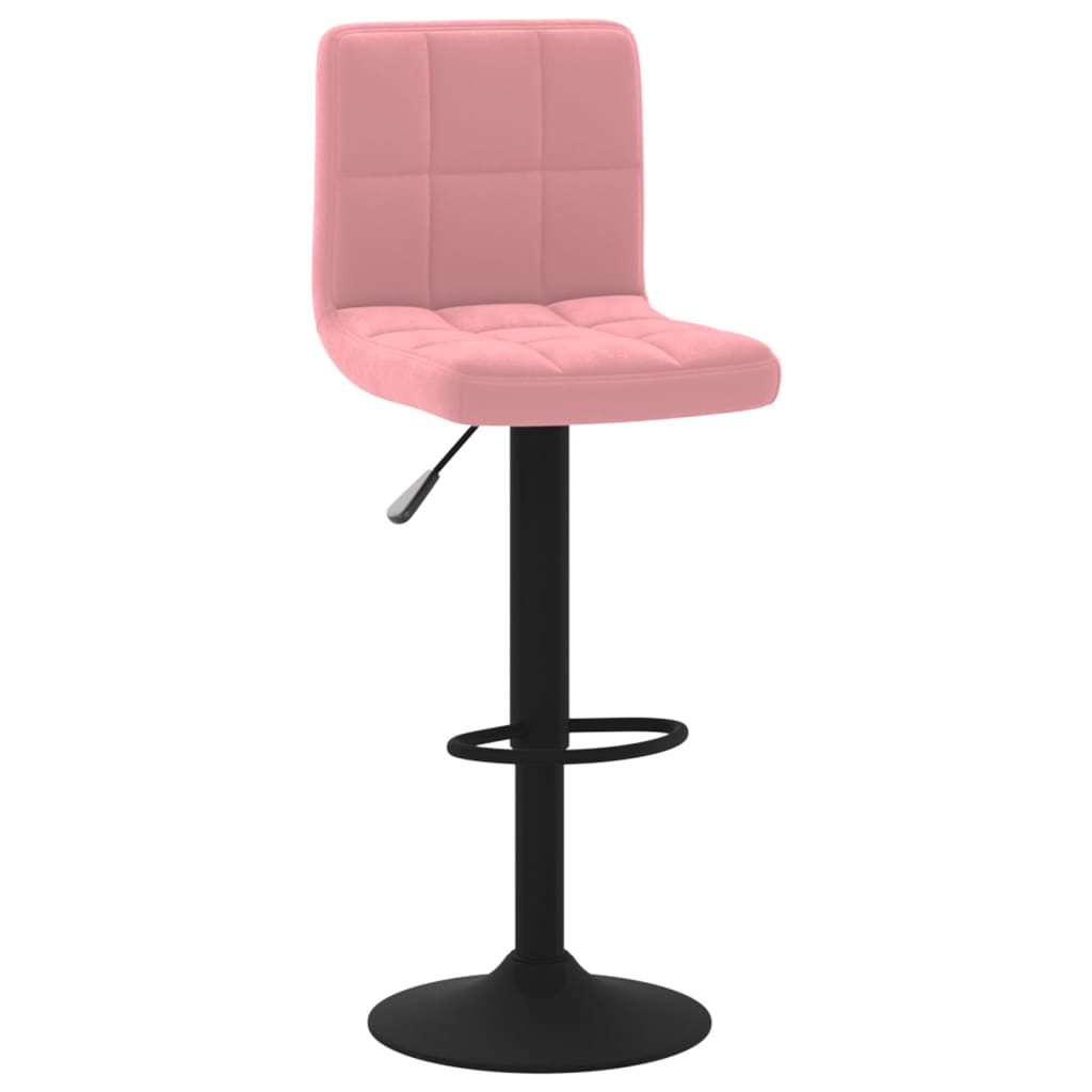 Barkrukken 2 st fluweel roze is nu te koop bij PeponiXL, paradijselijk wonen!