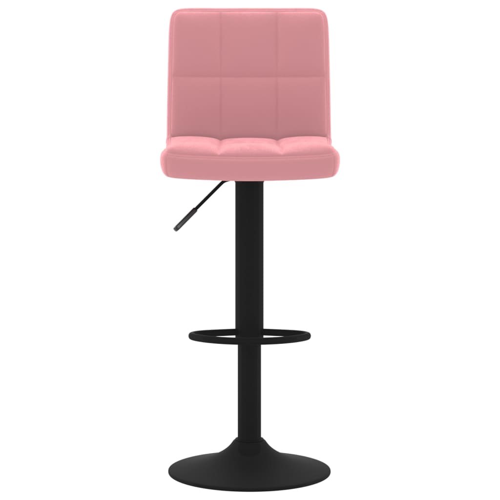 Barkrukken 2 st fluweel roze is nu te koop bij PeponiXL, paradijselijk wonen!