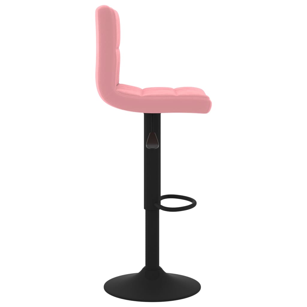Barkrukken 2 st fluweel roze is nu te koop bij PeponiXL, paradijselijk wonen!
