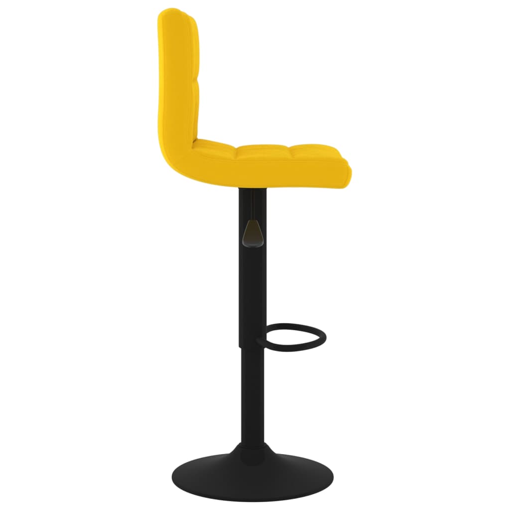 Barkrukken 2 st fluweel mosterdgeel is nu te koop bij PeponiXL, paradijselijk wonen!