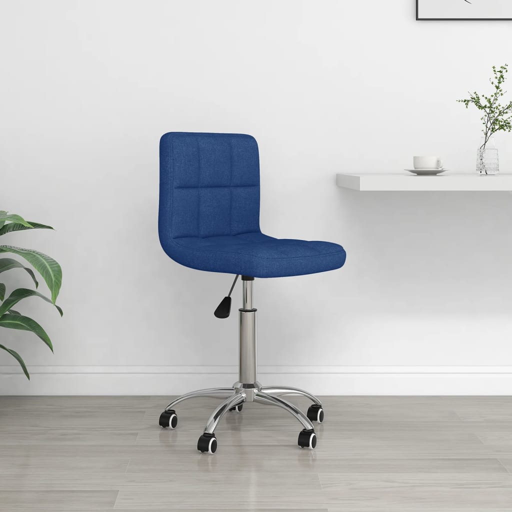 Kantoorstoel draaibaar stof blauw is nu te koop bij PeponiXL, paradijselijk wonen!