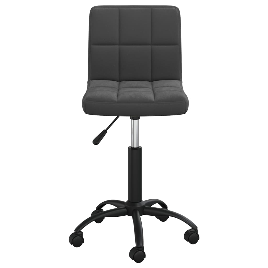 Kantoorstoel draaibaar fluweel zwart is nu te koop bij PeponiXL, paradijselijk wonen!