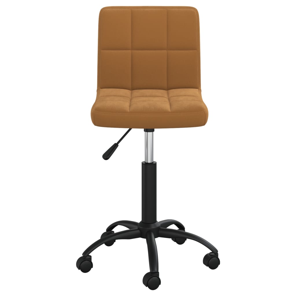Kantoorstoel draaibaar fluweel bruin is nu te koop bij PeponiXL, paradijselijk wonen!