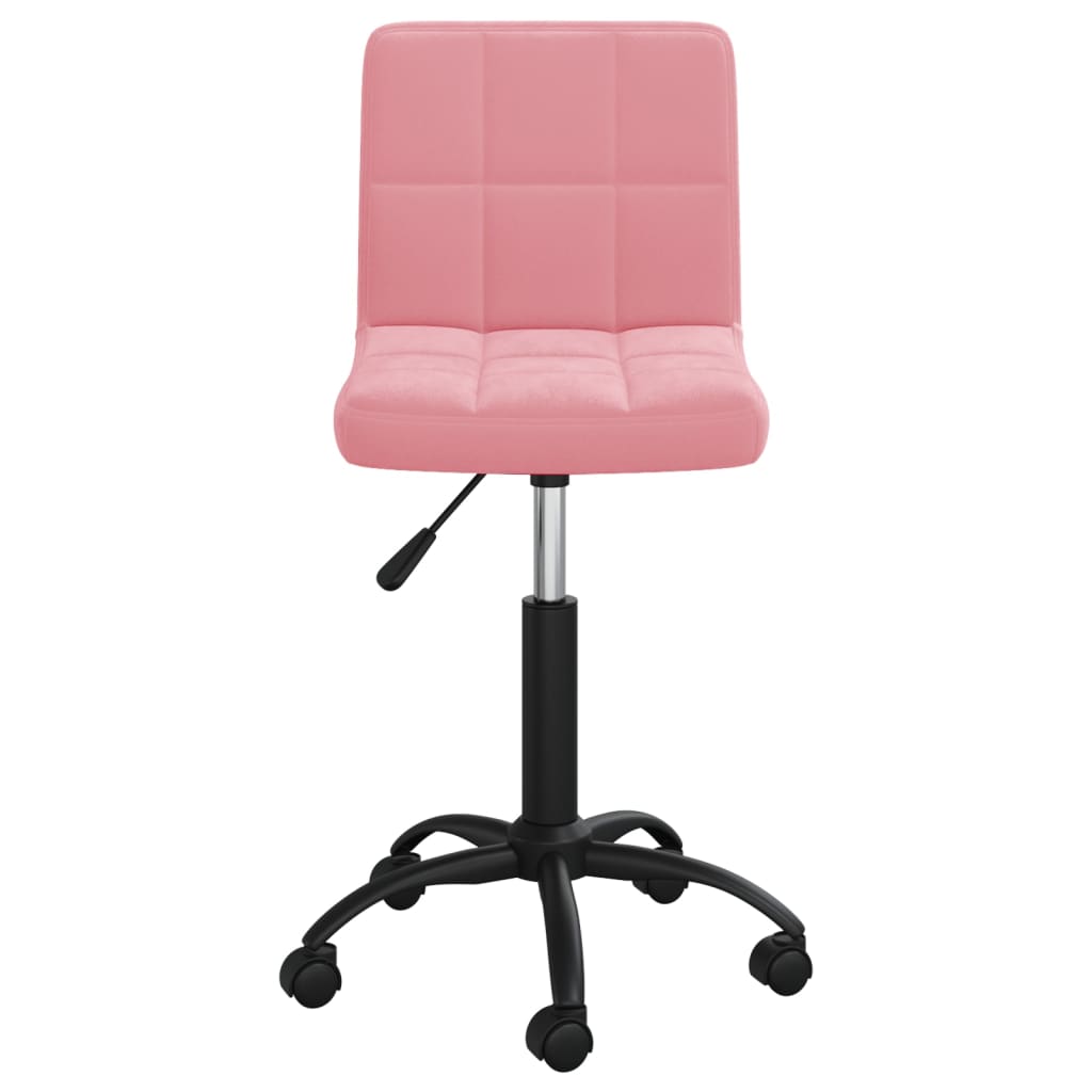Kantoorstoel draaibaar fluweel roze is nu te koop bij PeponiXL, paradijselijk wonen!