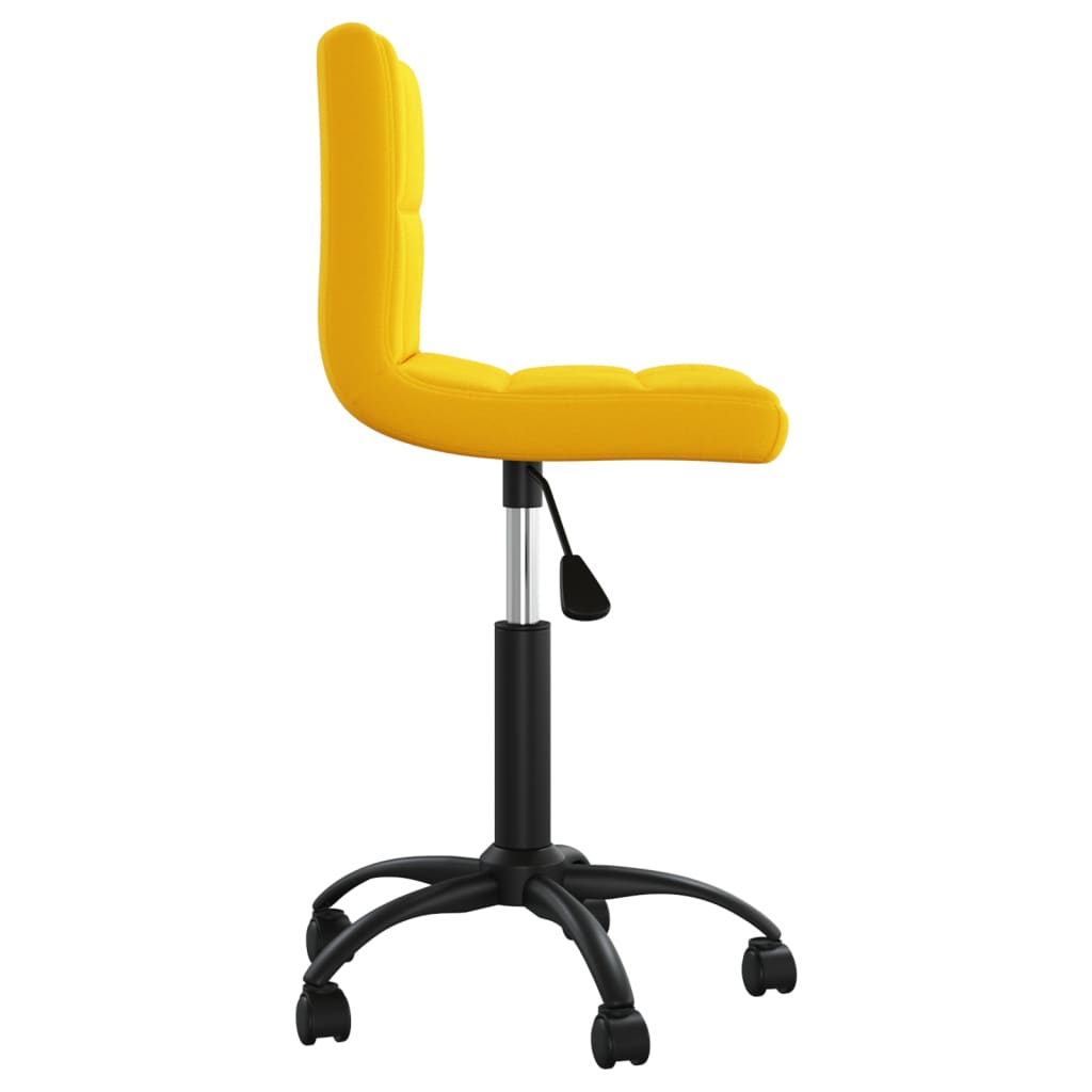 Kantoorstoel draaibaar fluweel mosterdgeel is nu te koop bij PeponiXL, paradijselijk wonen!