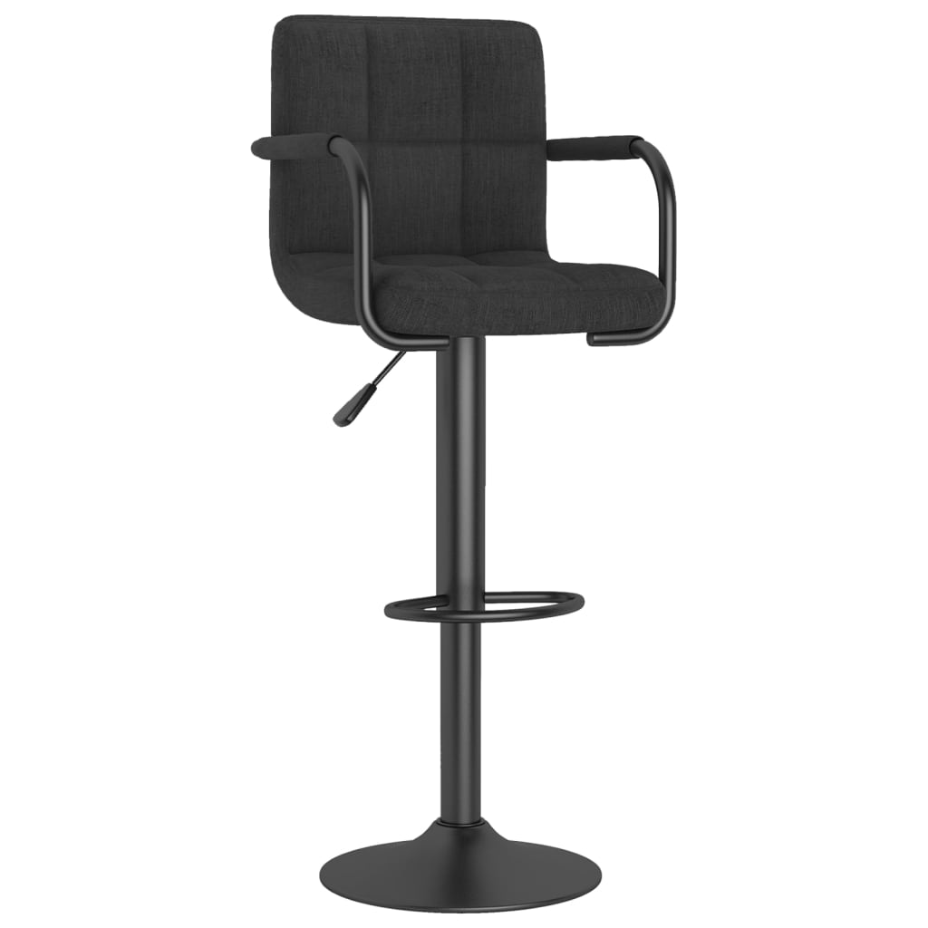 Barkrukken 2 st stof zwart is nu te koop bij PeponiXL, paradijselijk wonen!