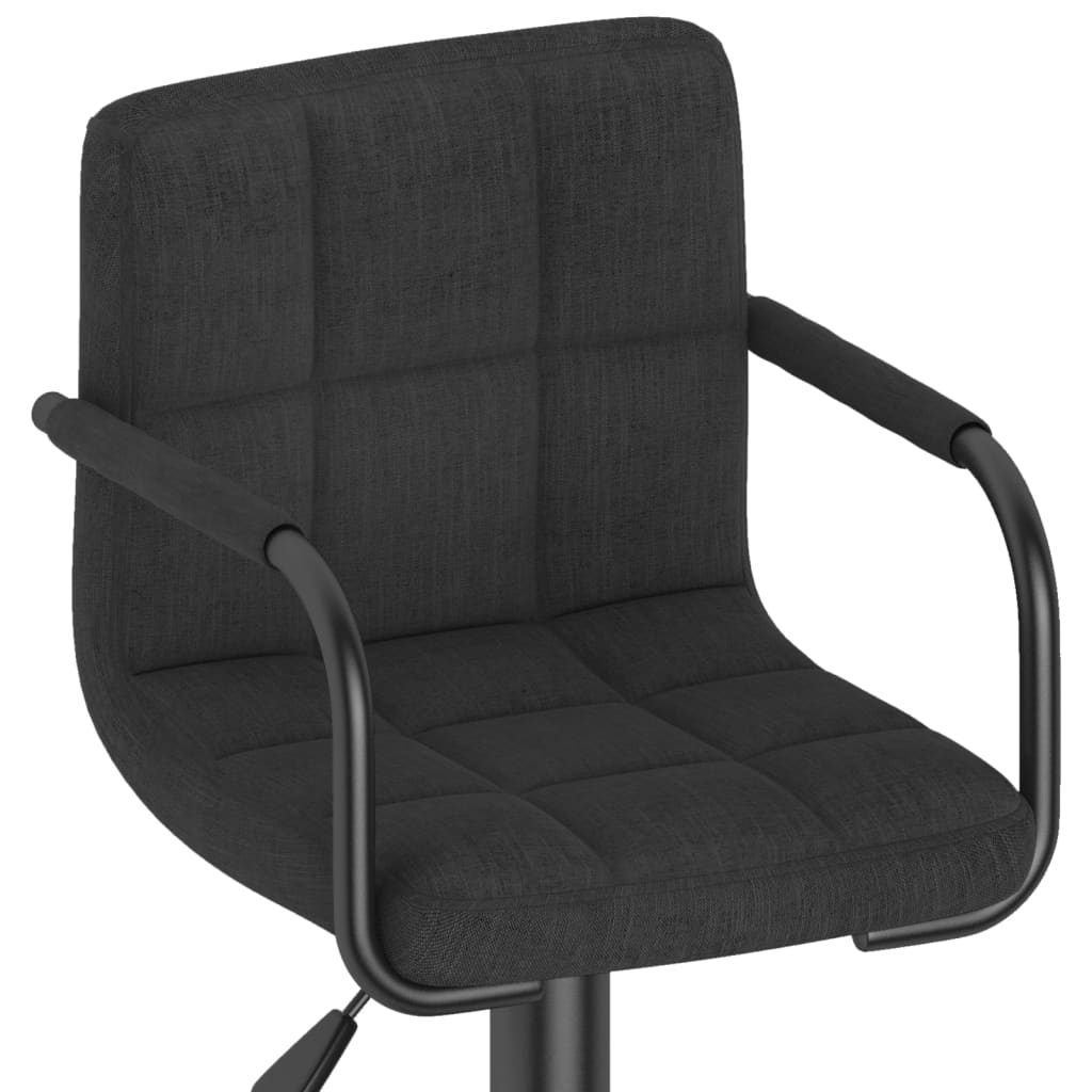 Barkrukken 2 st stof zwart is nu te koop bij PeponiXL, paradijselijk wonen!