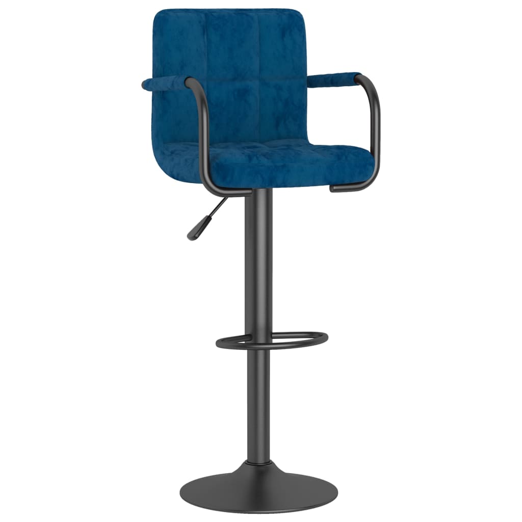 Barkruk fluweel blauw is nu te koop bij PeponiXL, paradijselijk wonen!