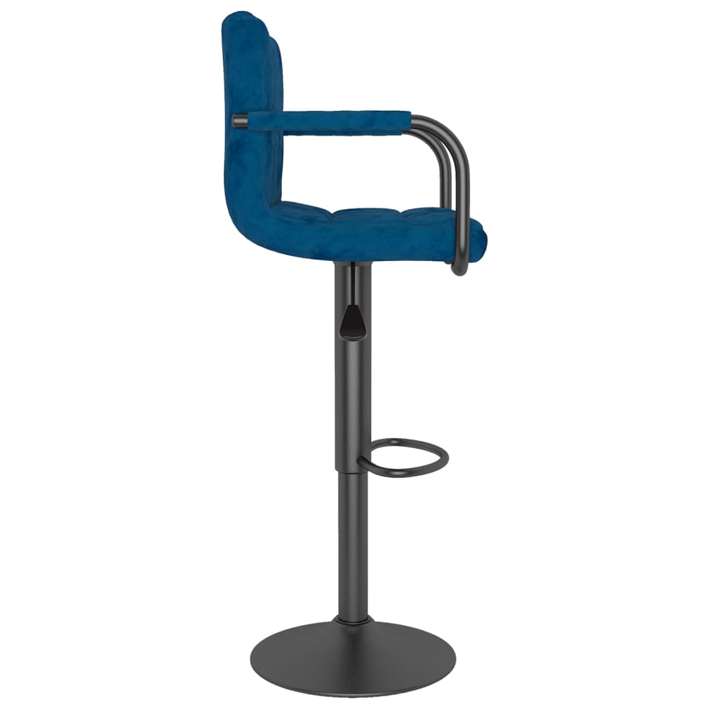 Barkruk fluweel blauw is nu te koop bij PeponiXL, paradijselijk wonen!
