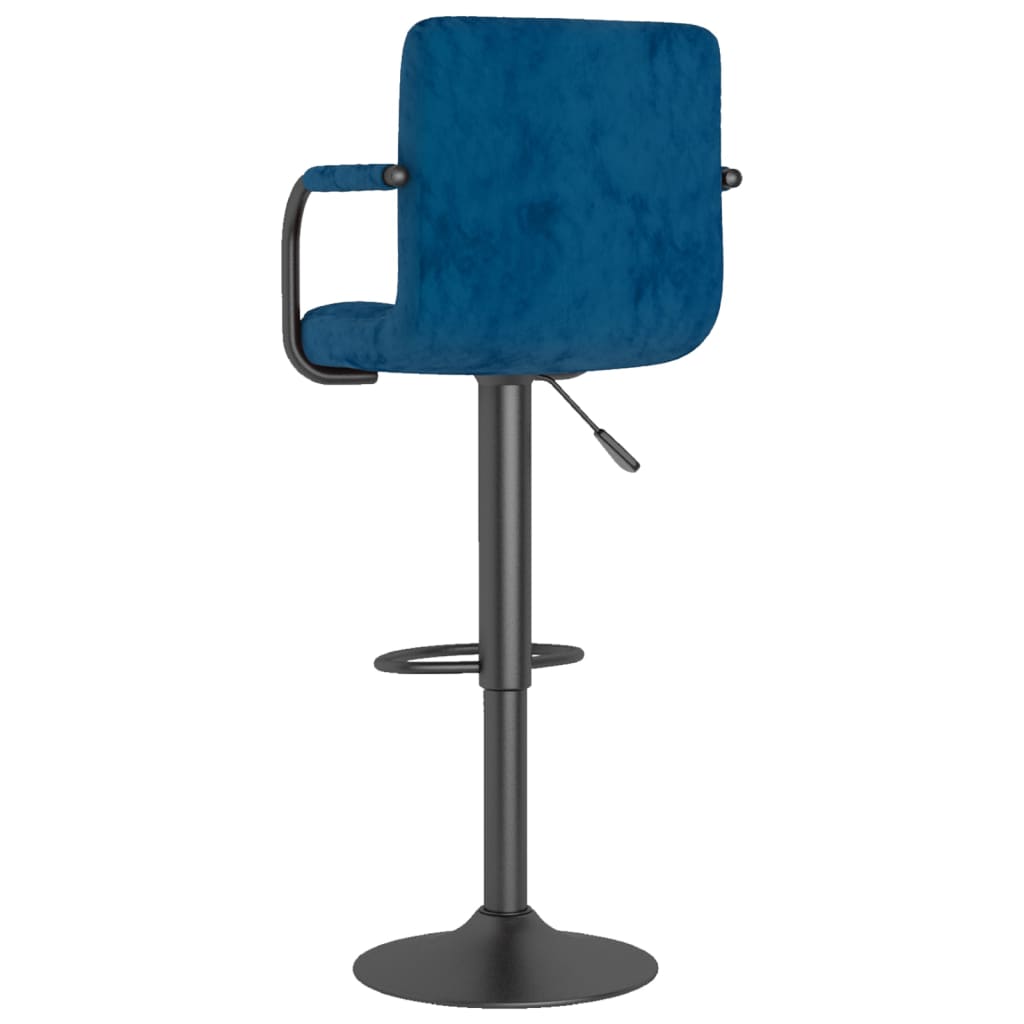 Barkruk fluweel blauw is nu te koop bij PeponiXL, paradijselijk wonen!