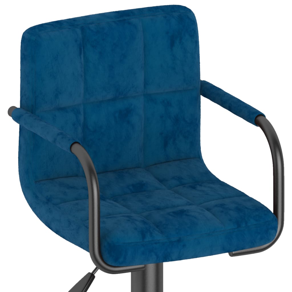 Barkruk fluweel blauw is nu te koop bij PeponiXL, paradijselijk wonen!