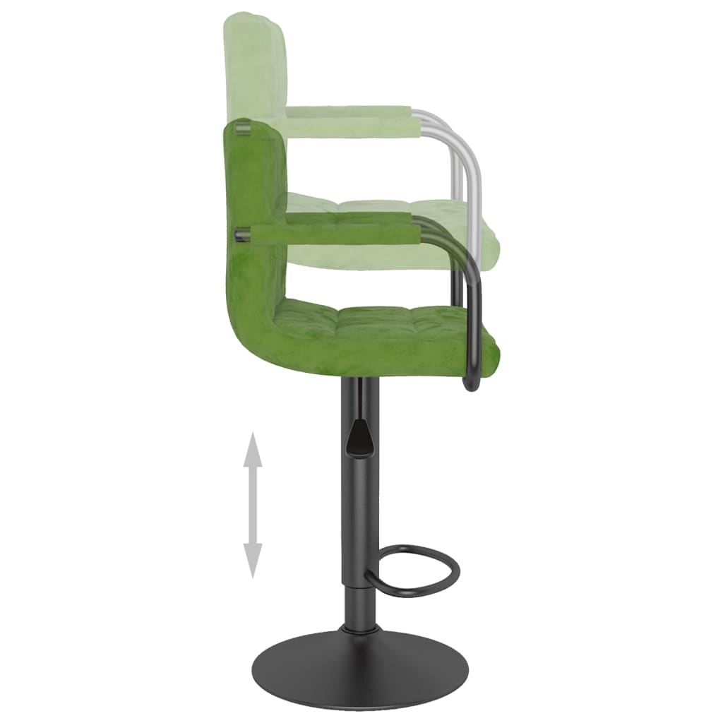 Barkrukken 2 st fluweel lichtgroen is nu te koop bij PeponiXL, paradijselijk wonen!