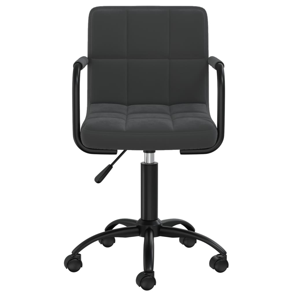 Eetkamerstoelen draaibaar 2 st fluweel zwart is nu te koop bij PeponiXL, paradijselijk wonen!