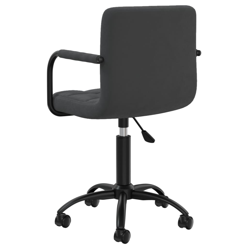 Eetkamerstoelen draaibaar 2 st fluweel zwart is nu te koop bij PeponiXL, paradijselijk wonen!