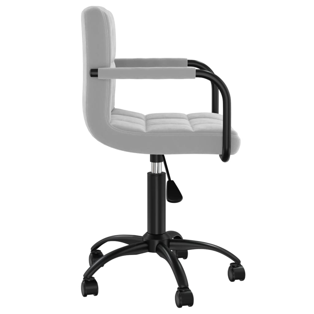 Eetkamerstoelen draaibaar 2 st fluweel lichtgrijs is nu te koop bij PeponiXL, paradijselijk wonen!